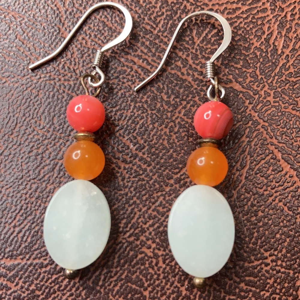 NEW 3 Stone Earrings